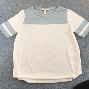 Forever 21+ Blue/White Varsity Tee